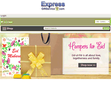 Tablet Screenshot of expressgiftservice.com